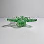 Vintage ashtray Murano glass green 1970s 0