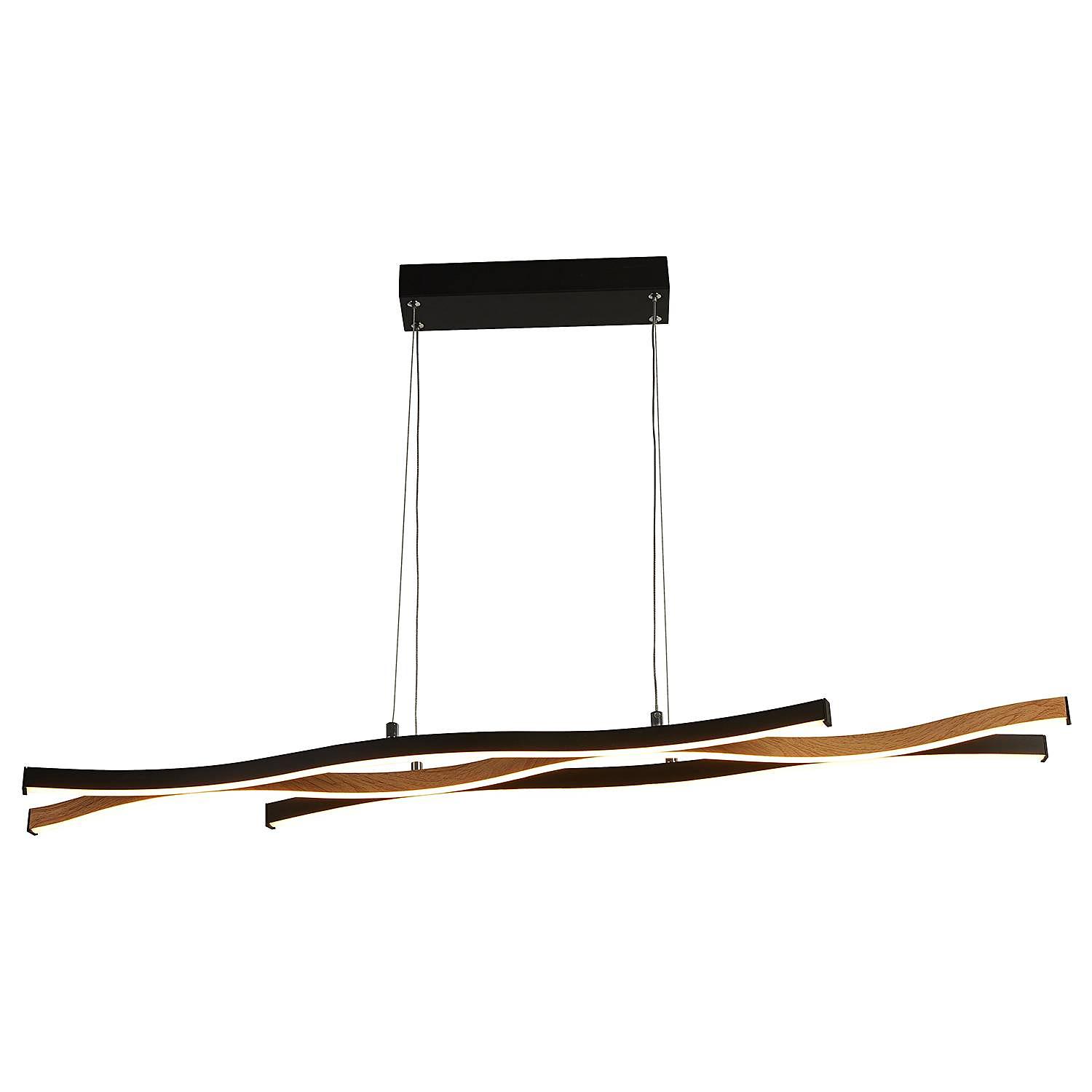 Pendelleuchte Swirl Stahl Schwarz 2