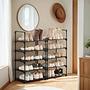 Ganmao Shoe Rack Metal Black 3