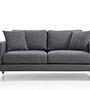 Nordic 2-Sitzer Sofa Grau 0