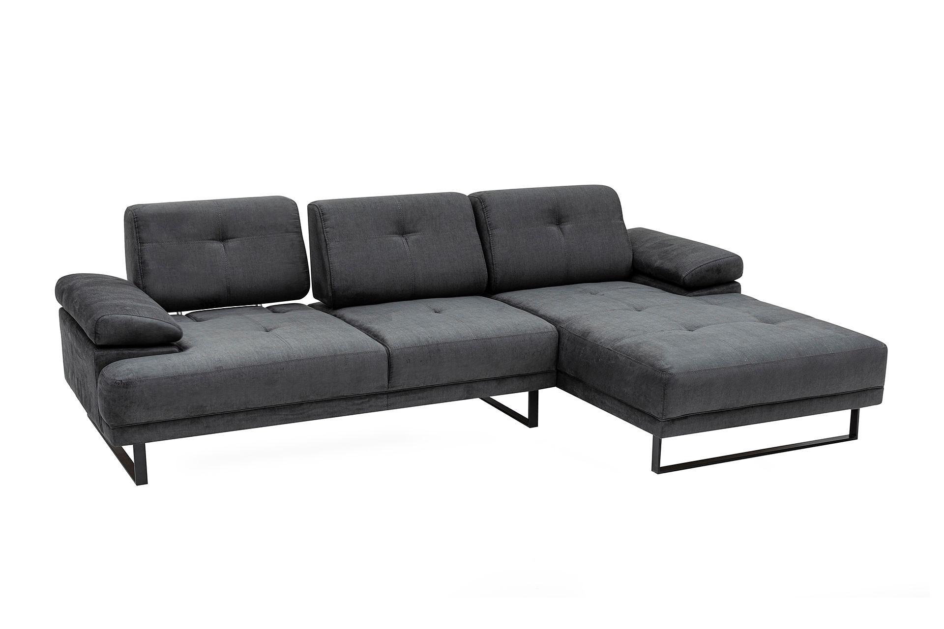 Mustang Sofa L chaise lounge Right Anthracite 7