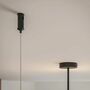 5-flame asymmetrical AJAX pendant light Black 6