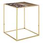 Vita Square Coffee Table Steel Agate 0
