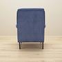 Poltrona con braccioli blu anni '70 5