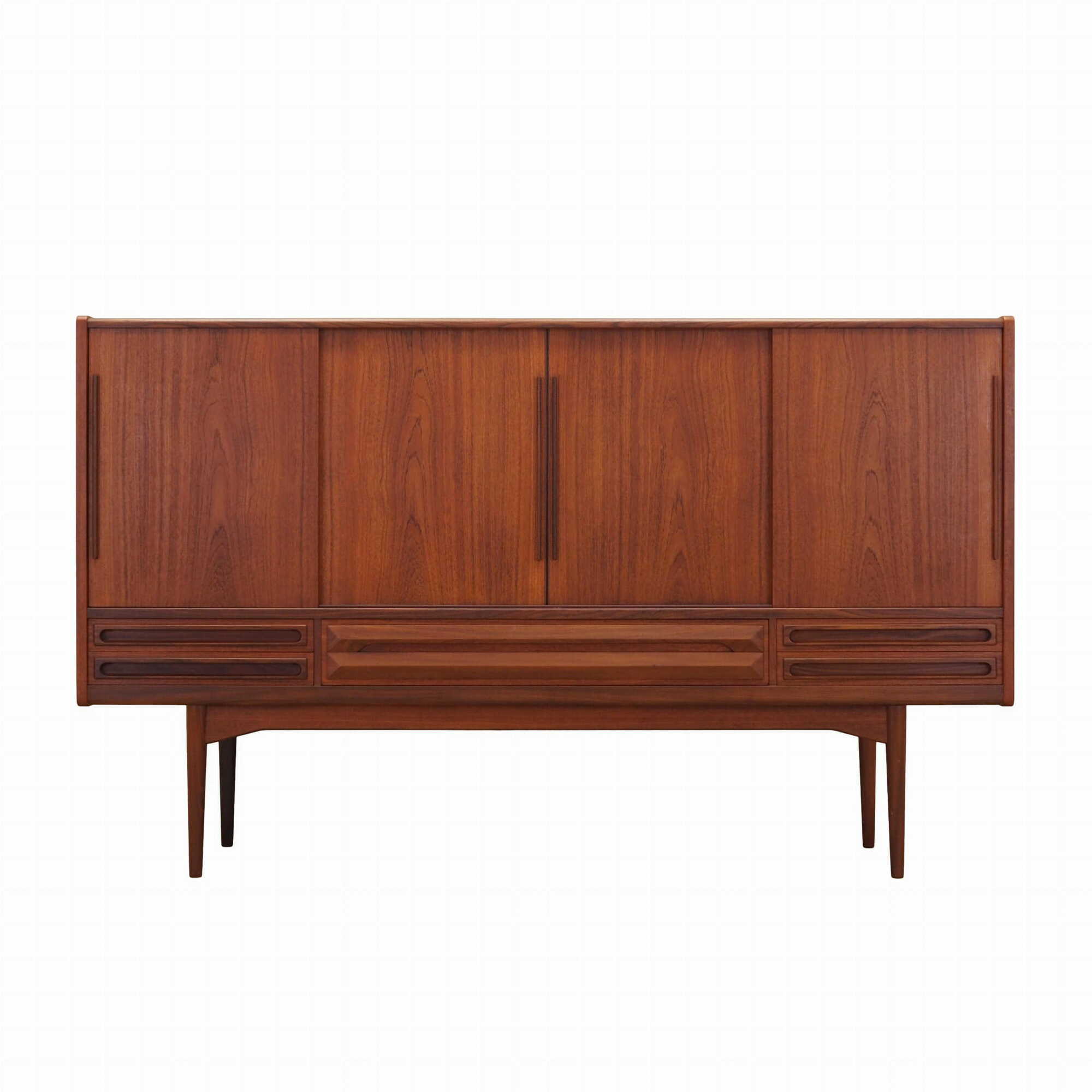 Highboard Wood Brown 1960s 0