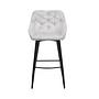 2x Liverpool Barhocker Textil Metall 2