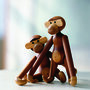 Affe Holz Braun 1
