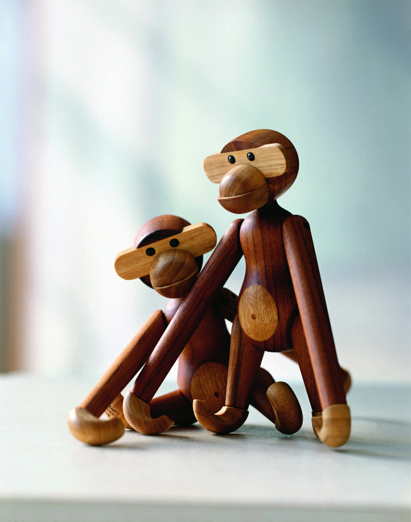 Affe Holz Braun 1
