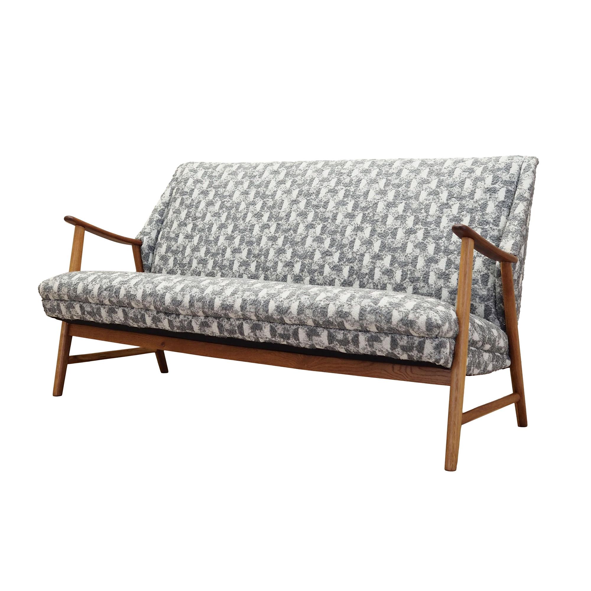 Colorful Oak Sofa 1970s 0