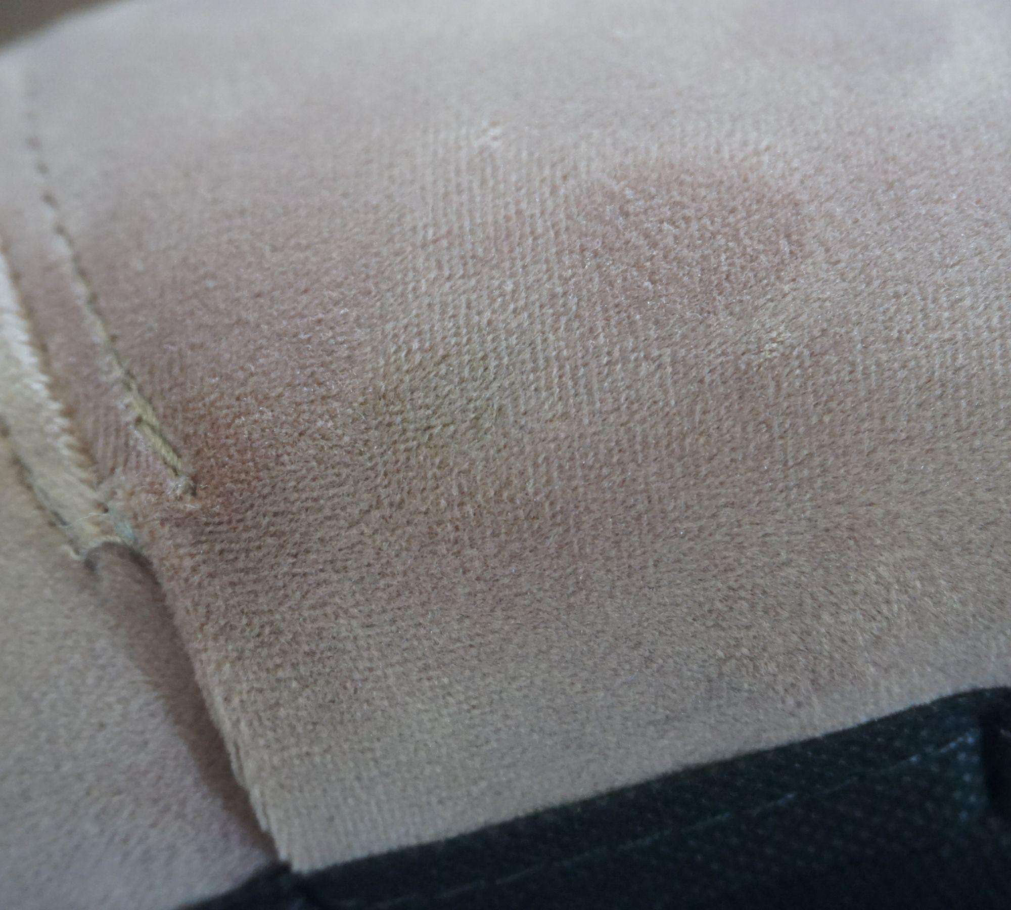 Moby Sessel und Fußhocker Chrom Samt 7