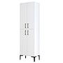 Benta Cabinet White with black details 4