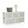 FOLDAR chest of drawers with 5 drawers Grey 1
