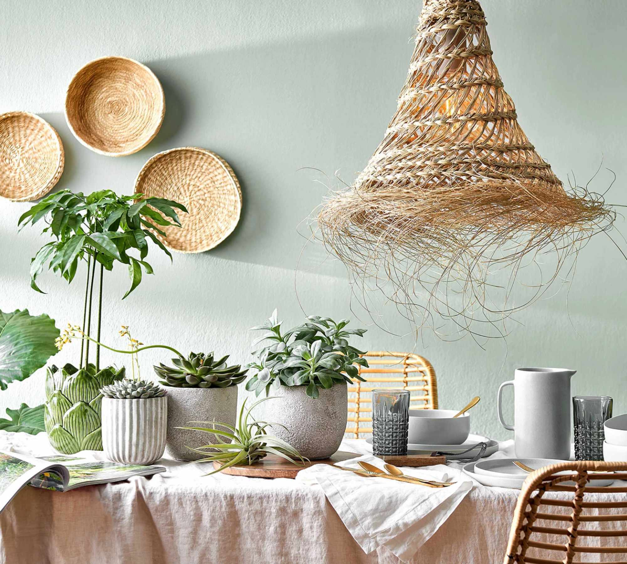 Lampenschirm Bomas Naturfaser 40 cm 5