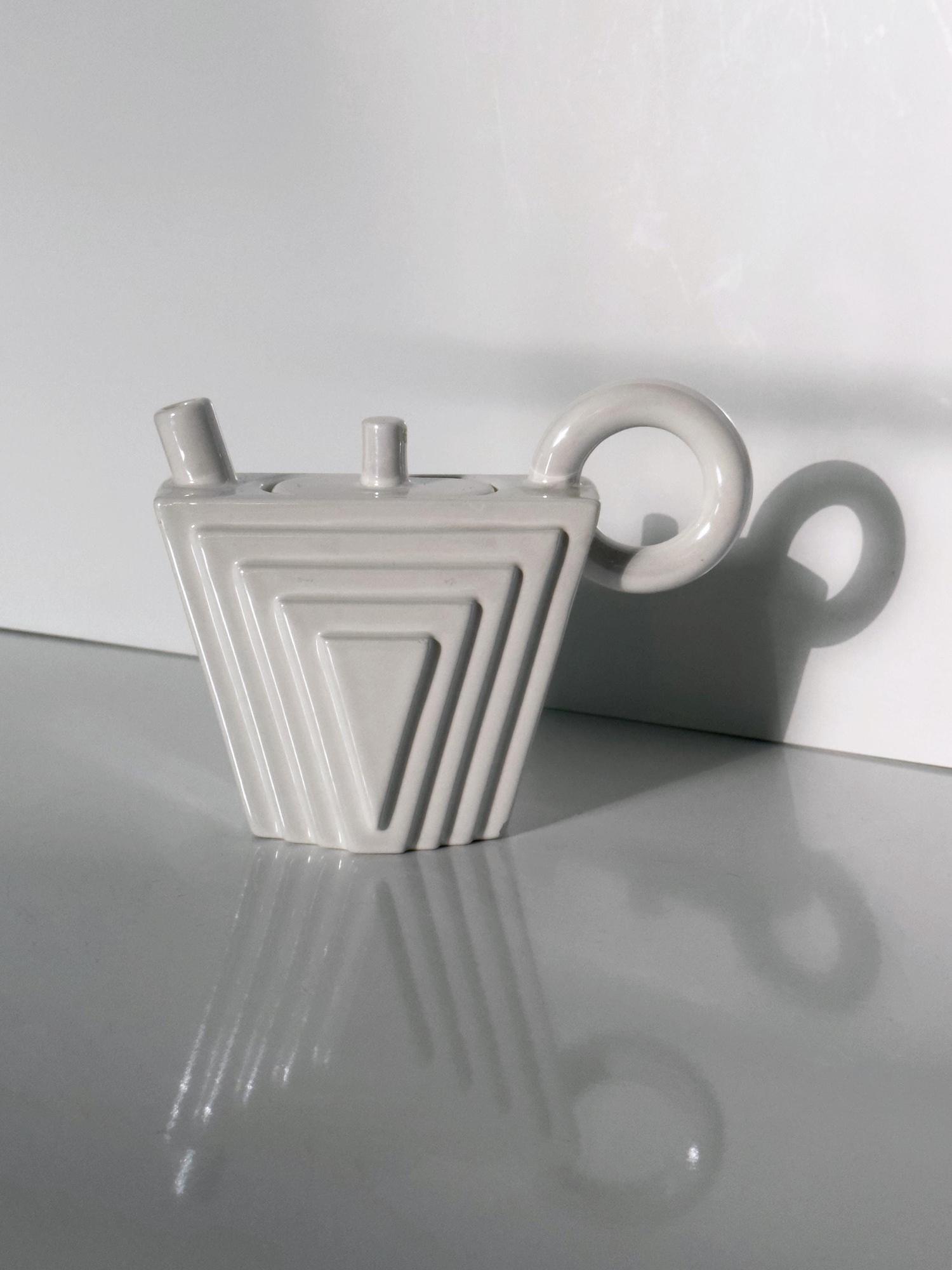 Postmodern TeapotTeapot Ceramic 1980s 1