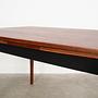Walnut table Brown 1970s 7