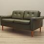 Sofa Leder Grün 1970er Jahre 3