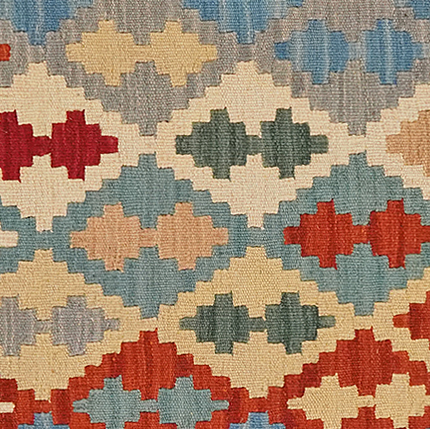 Kilim Gashgai Teppich Wolle Mehrfarbig 2