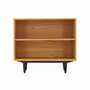 Vintage bookshelf oak brown 1990s 0