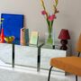 Tintin Beistelltisch Glas Silber 2