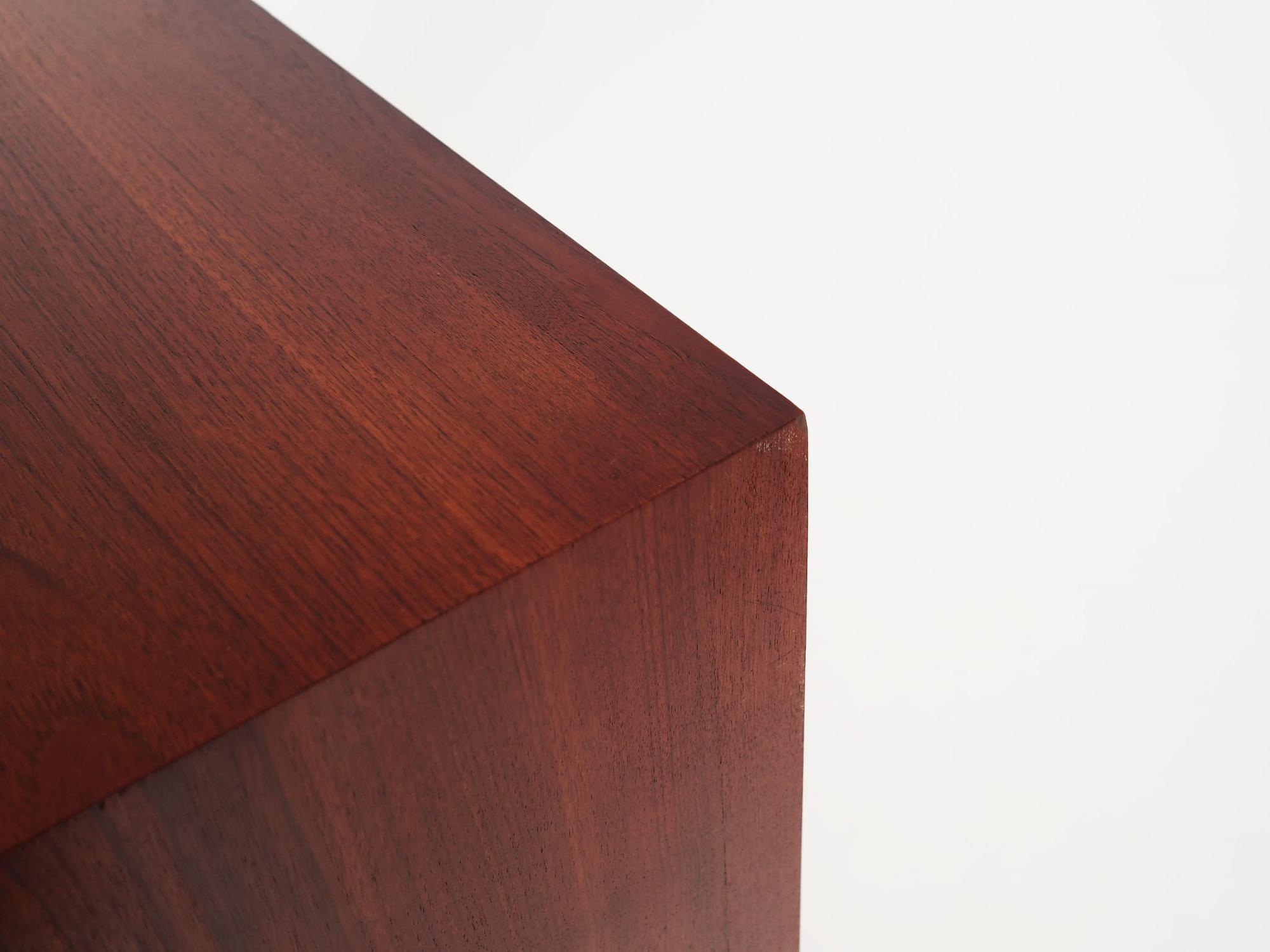 Highboard Teakholz Braun 1970er Jahre 10