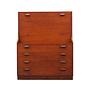 Teak secretary desk 0