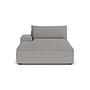 Daphne 1-Sitzer Récamiere Links Maya Warm Grey 0