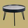Couchtisch Beton Dekor Schwarz 1