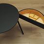 Beistelltisch Holz Braun 1970er Jahre 7