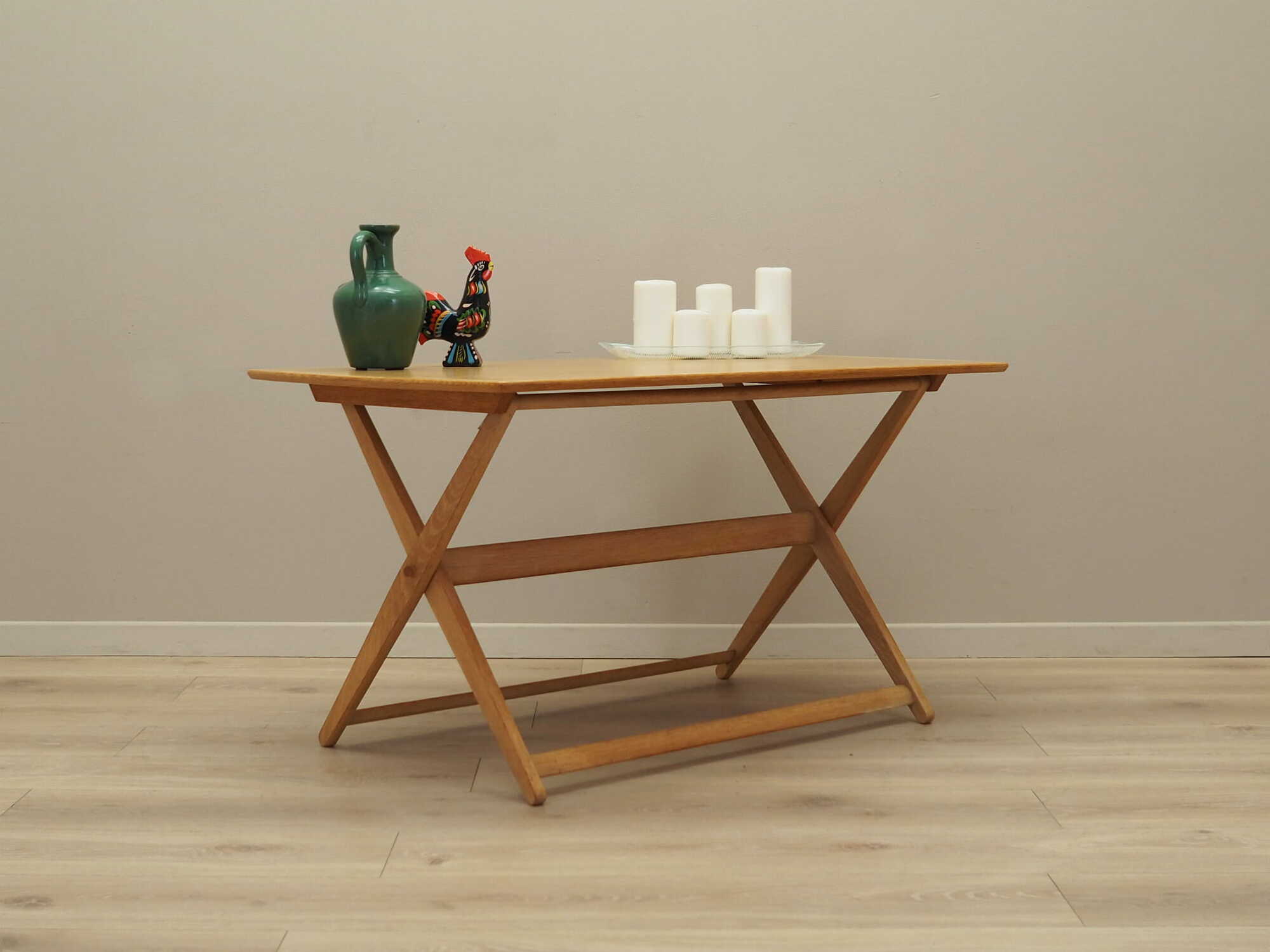 Coffee table wood Natural 1970s 3
