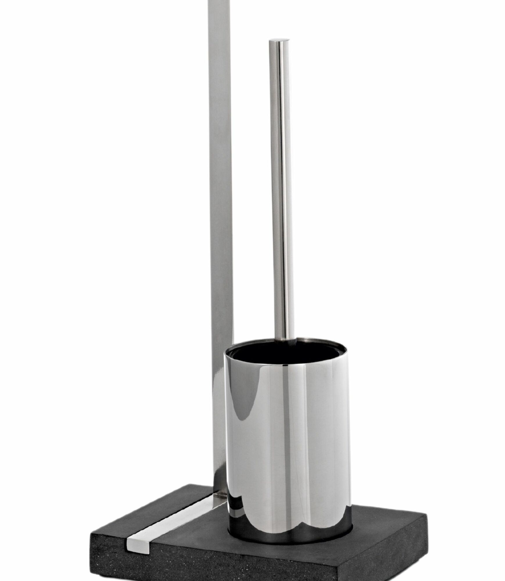 Menoto Toilettenbutler Metall Poliert 2
