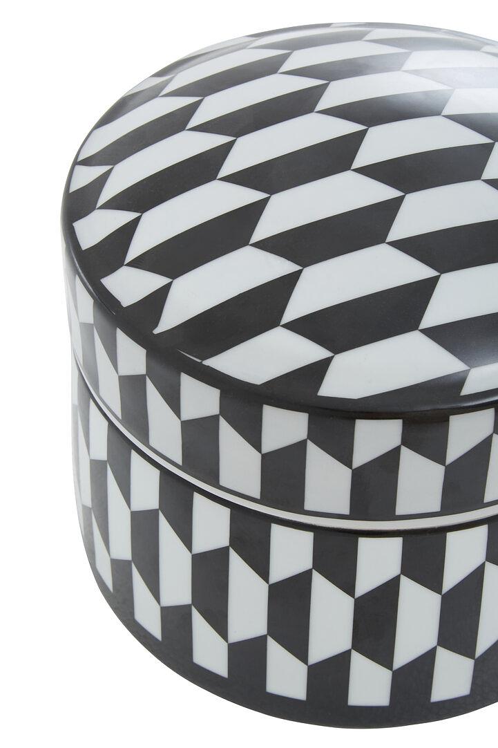 Marlo Big Geometric Printed Ceramic Jewelry Box 7