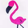 Runder Teppich Flamingo Pink 140 cm 1