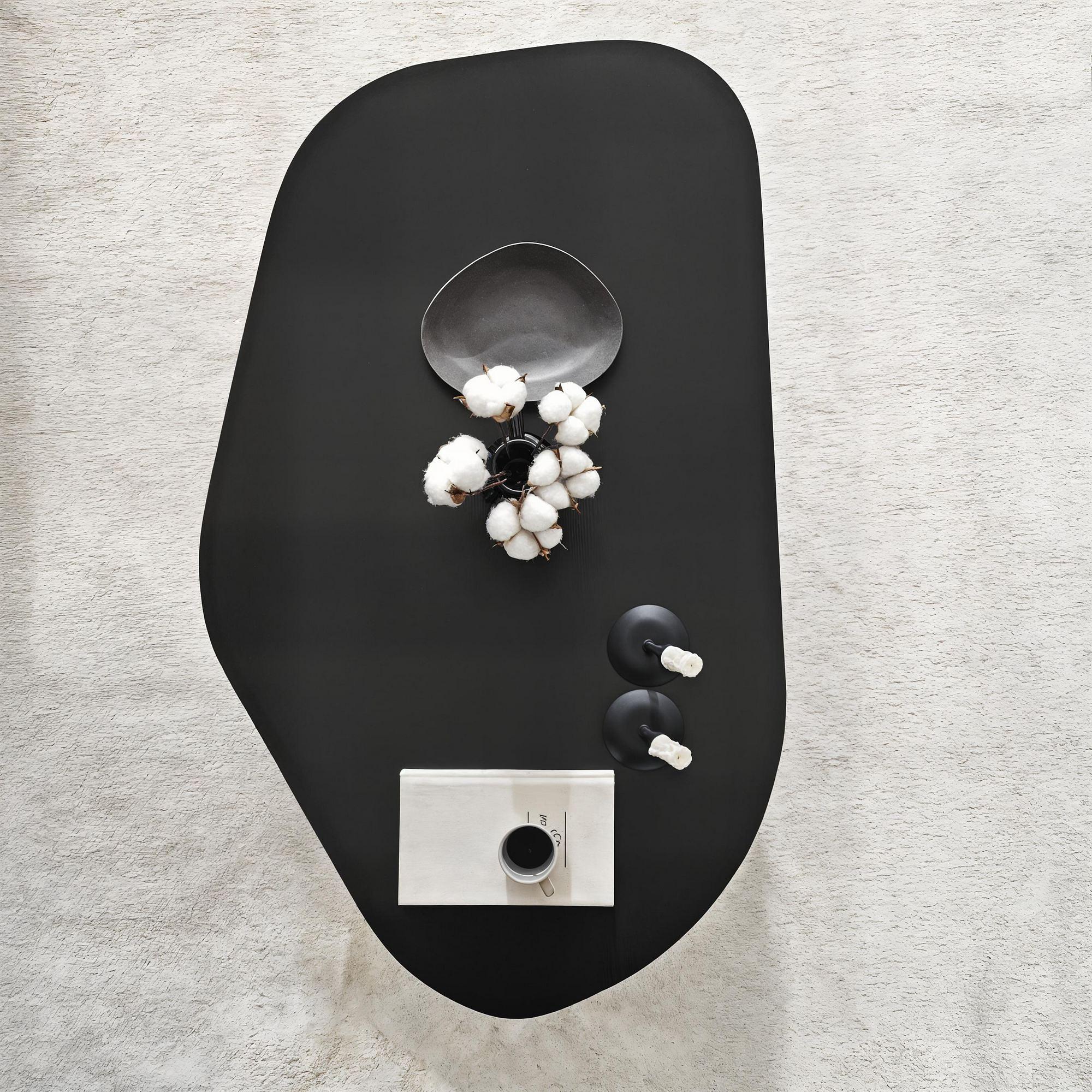 Rock Coffee Table Black 6