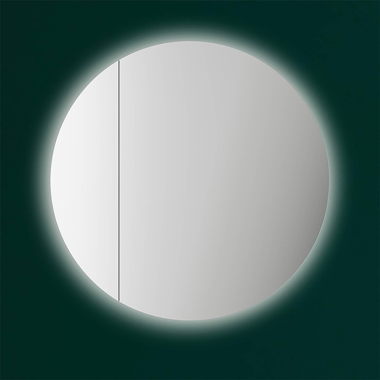 LED mirror cabinet Picasso Mirror glass Aluminum White 4