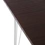 District Tisch Ulmenholz Metall 6