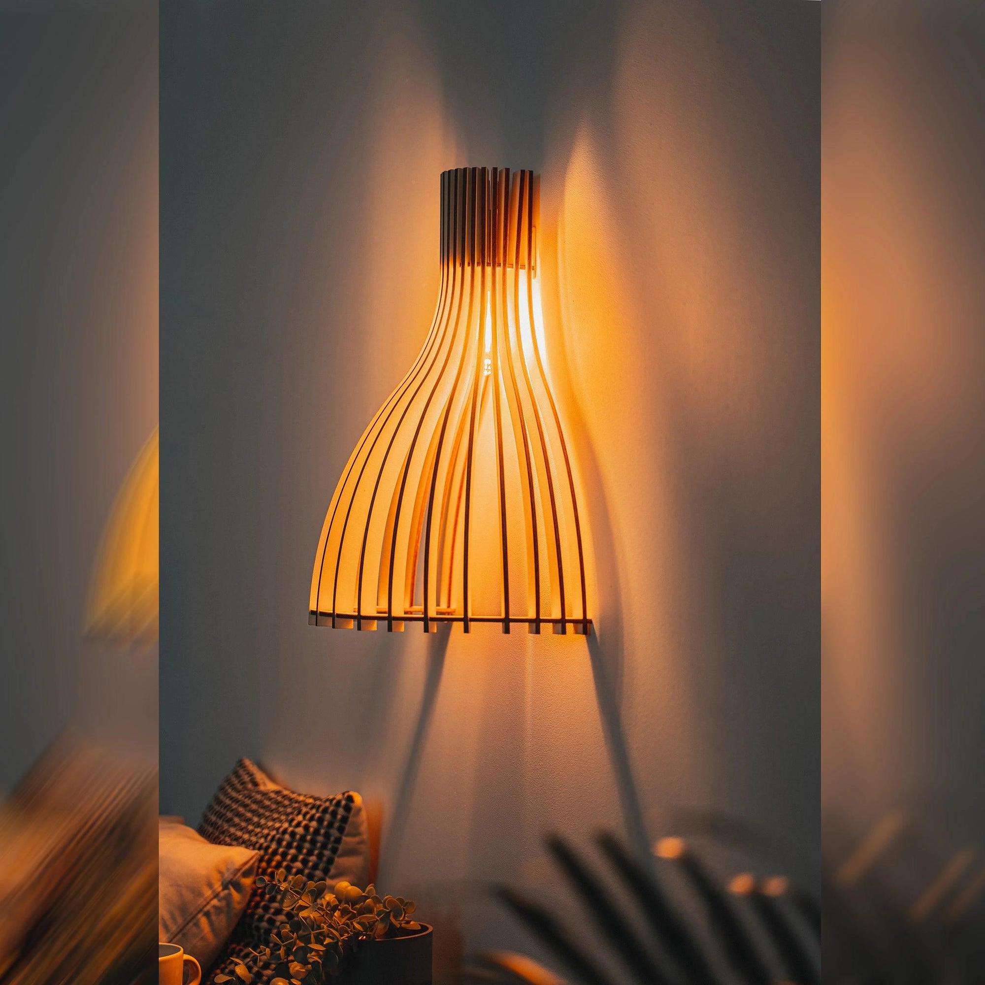 Ariel Wall Lamp Wood 4