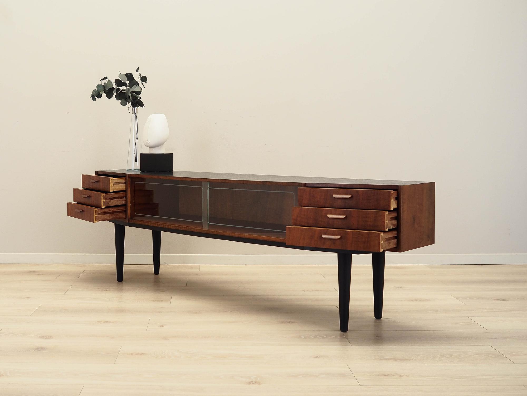 Lowboard Walnut Brown 1960s 2