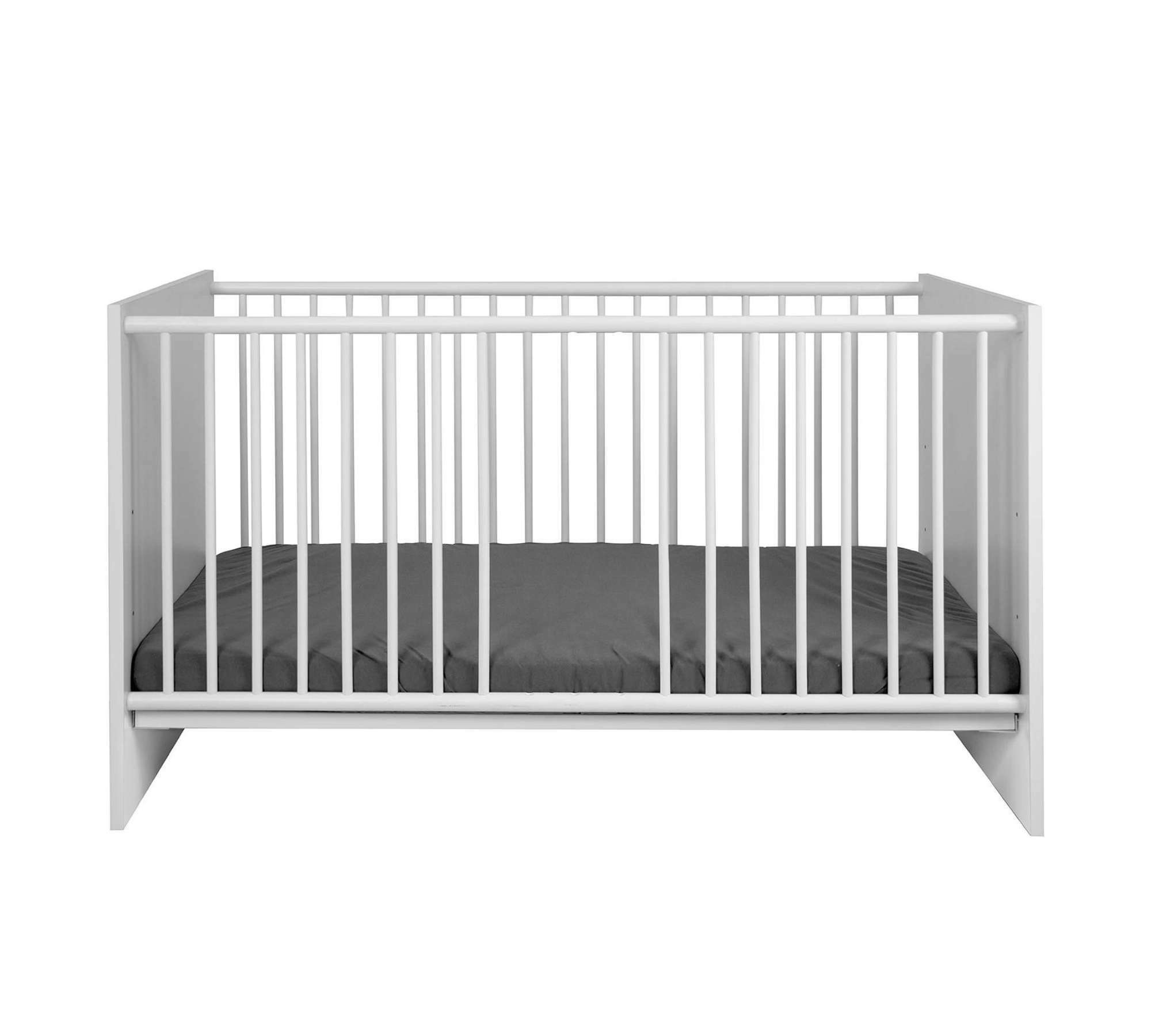 Babybett Holz Weiß 70 x 140 cm 6