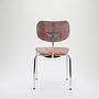 Wilde&Spieth Eiermann SE 68 Stuhl Chrom Kvadrat Stoff Rot 5