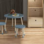 Dots Kindertisch Eschenholz Dunkelblau 3