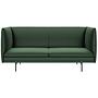 Nantes Sofa 2-Sitzer Estoril-Leder Dunkelgrün 0
