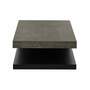Couchtisch Beton Dekor Wabenplatte Matt Schwarz 3
