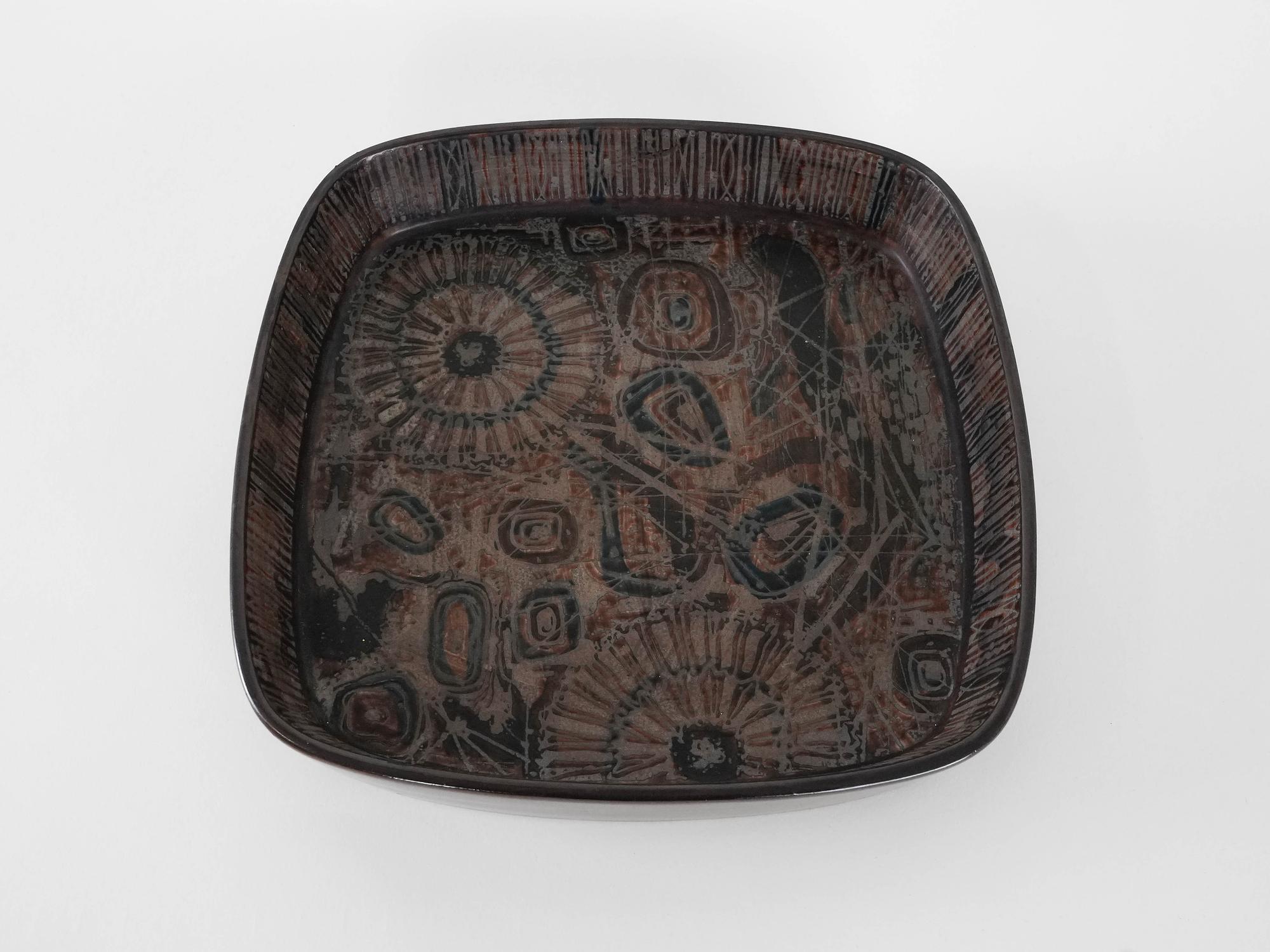 Read Ceramic bowl Brown 1970s 4