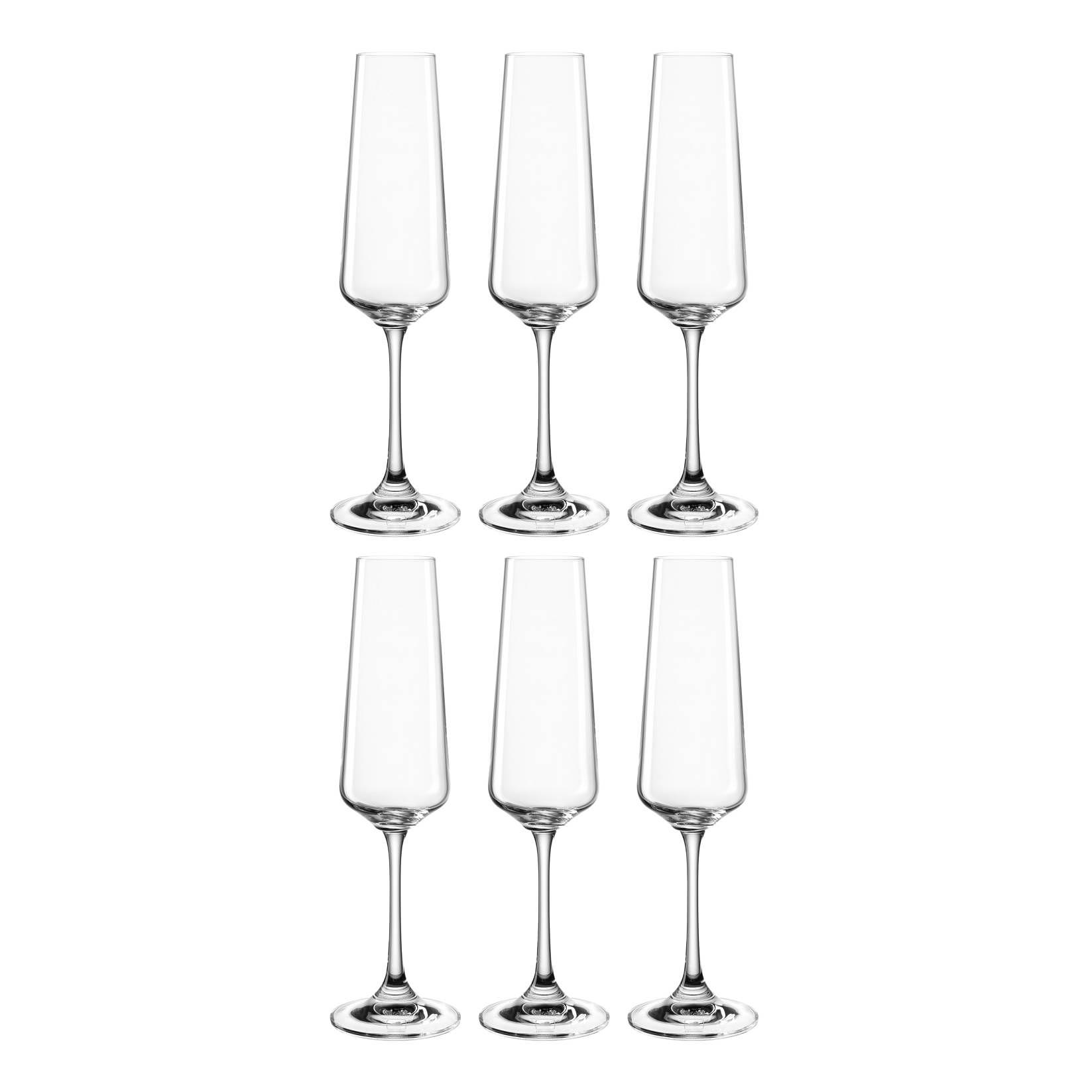 6x Paladino Sektglas Kristallglas Transparent 0