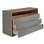 Kommode Holz Grau 6