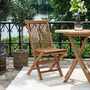 2x Teak-Gartenstuhl Klappbar 5