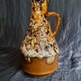 Vintage Vase Keramik Braun 2