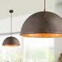 Pendant lamp Xirena Iron 1-light 3