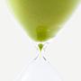Hourglass Ball Glass Transparent Green 3