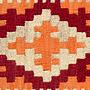 Kilim Gashgai Teppich Mehrfarbig 3